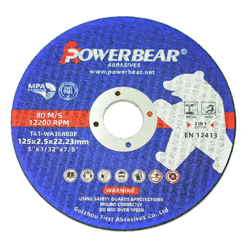 Skurður diskur fyrir málm og Inox